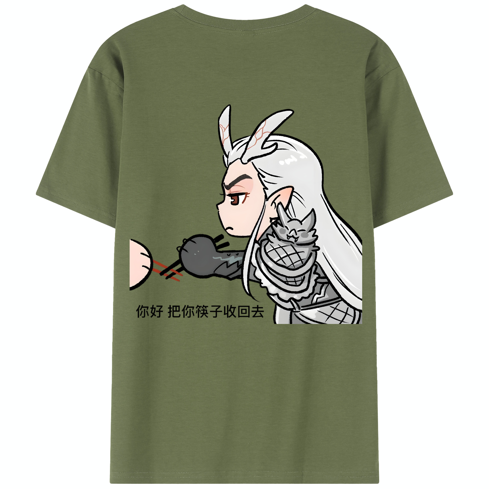 Ne Zha 2 ナタ 魔童の大暴れ 綿100％半袖Tシャツ（背面プリント）